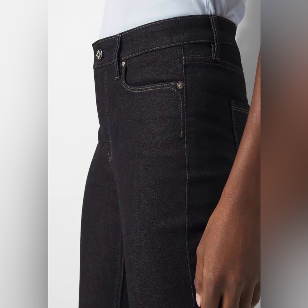 White House, Black market, high-rise skinny Women's Denim in black   size 2  NWT - Picture 3 of 14